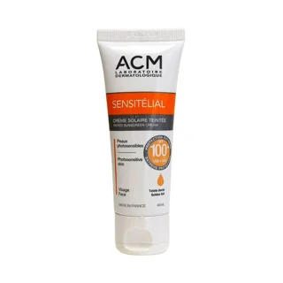 کرم ضد آفتاب رنگی ای سی ام مدل مدیسانSPF 100 حجم 40 میلی لیتر